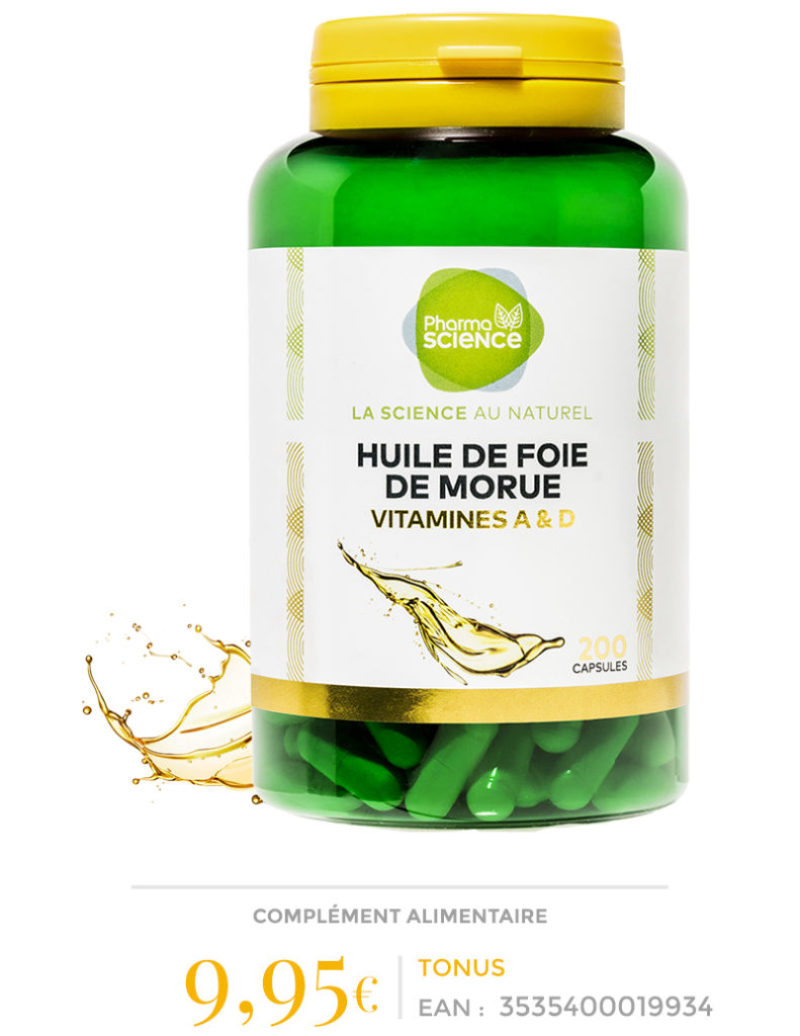 Huile de foie de morue Pharmascience