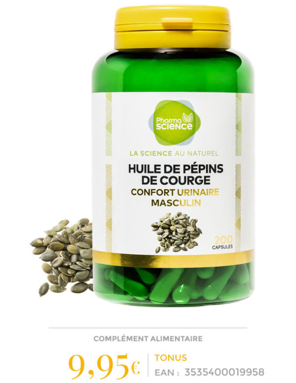 huile de pépins de courge -Pharmascience