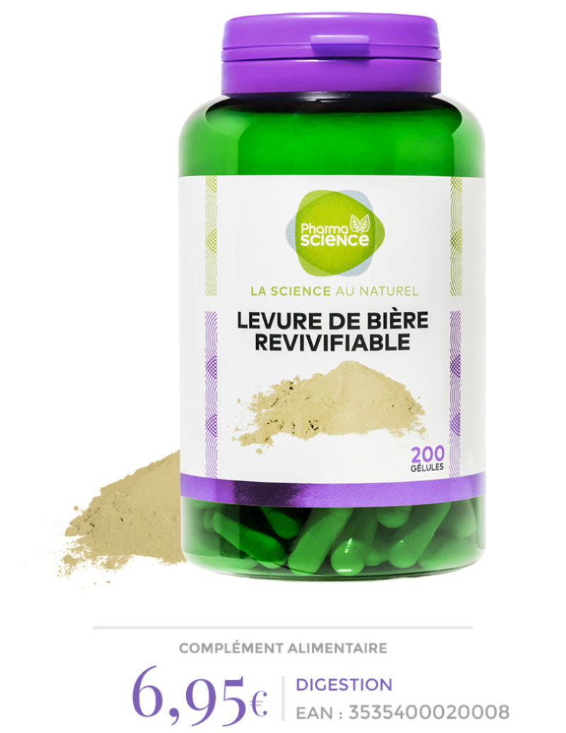 levure de biere revivifiable Pharmascience