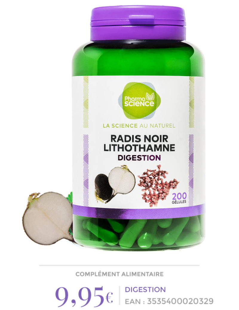 radis noir et lithothamne Pharmascience