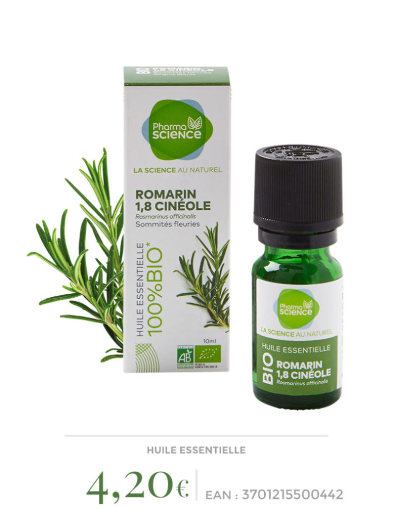 ALMAFLORE HUILE ESSENTIELLE DE ROMARIN À CINÉOLE 10ML