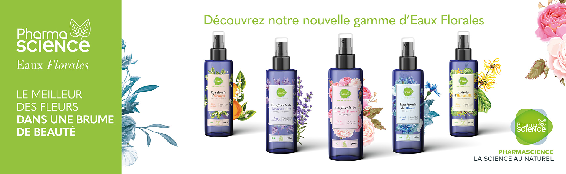 Découvrez notre nouvelle gamme d'Eaux Florales