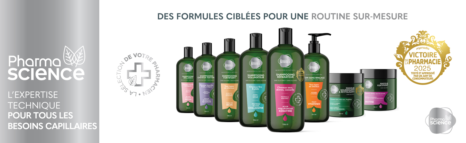 DES FORMULES CIBLÉES POUR UNE ROUTINE SUR-MESURE