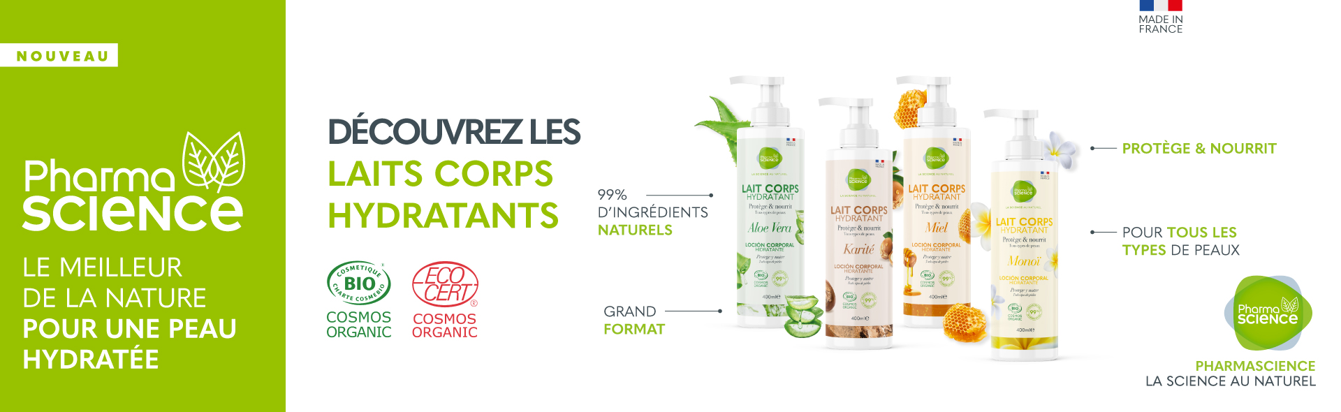 DÉCOUVREZ LES LAITS CORPS HYDRATANTS