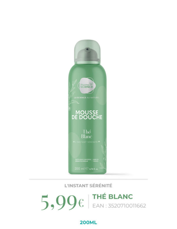 Mousse-douche-the-blanc